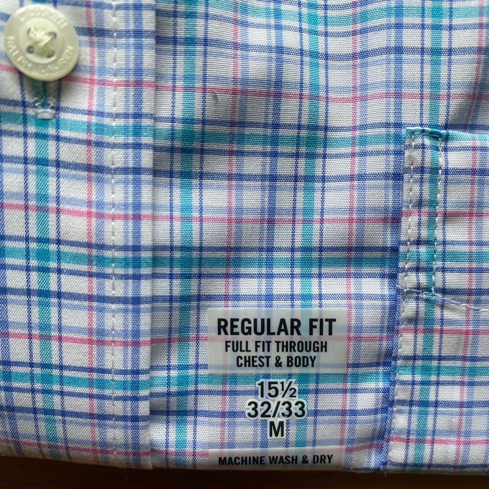 New w tags Lauren Men’s dress shirt ultra flex size M - Picture 7 of 7